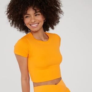 OFFLINE By Aerie. Sidewalk Seamless Cropped T-Shirt. Size Small.